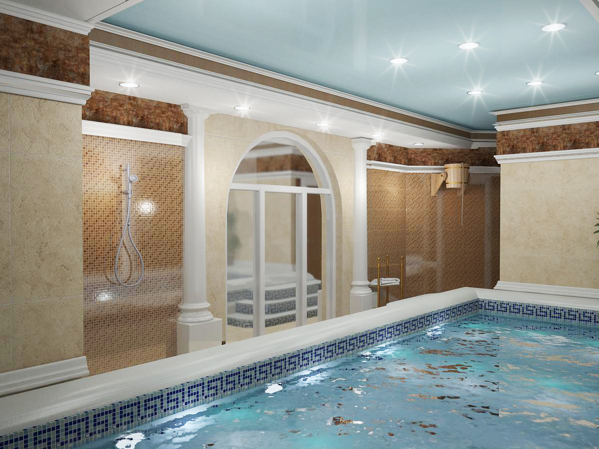 Обложка проекта: Интерьеры бассейнов в жилых домах