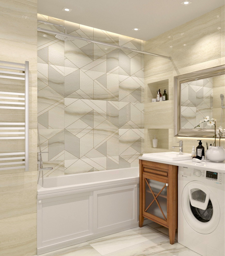 Квартира в Петербурге, на проспекте Ветеранов. Стиль неоклассика.