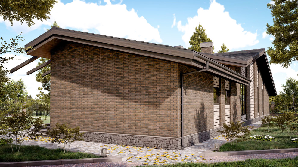 Шале. Общая площадь 400 кв м.