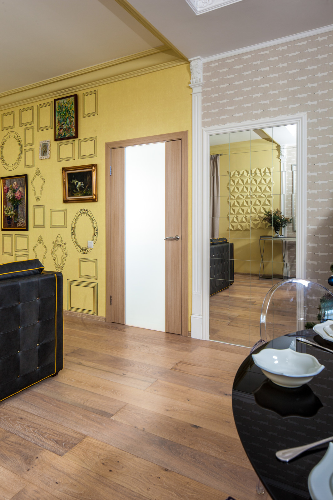 Гостиная на контрастах для программы "Фазенда" Первый Канал