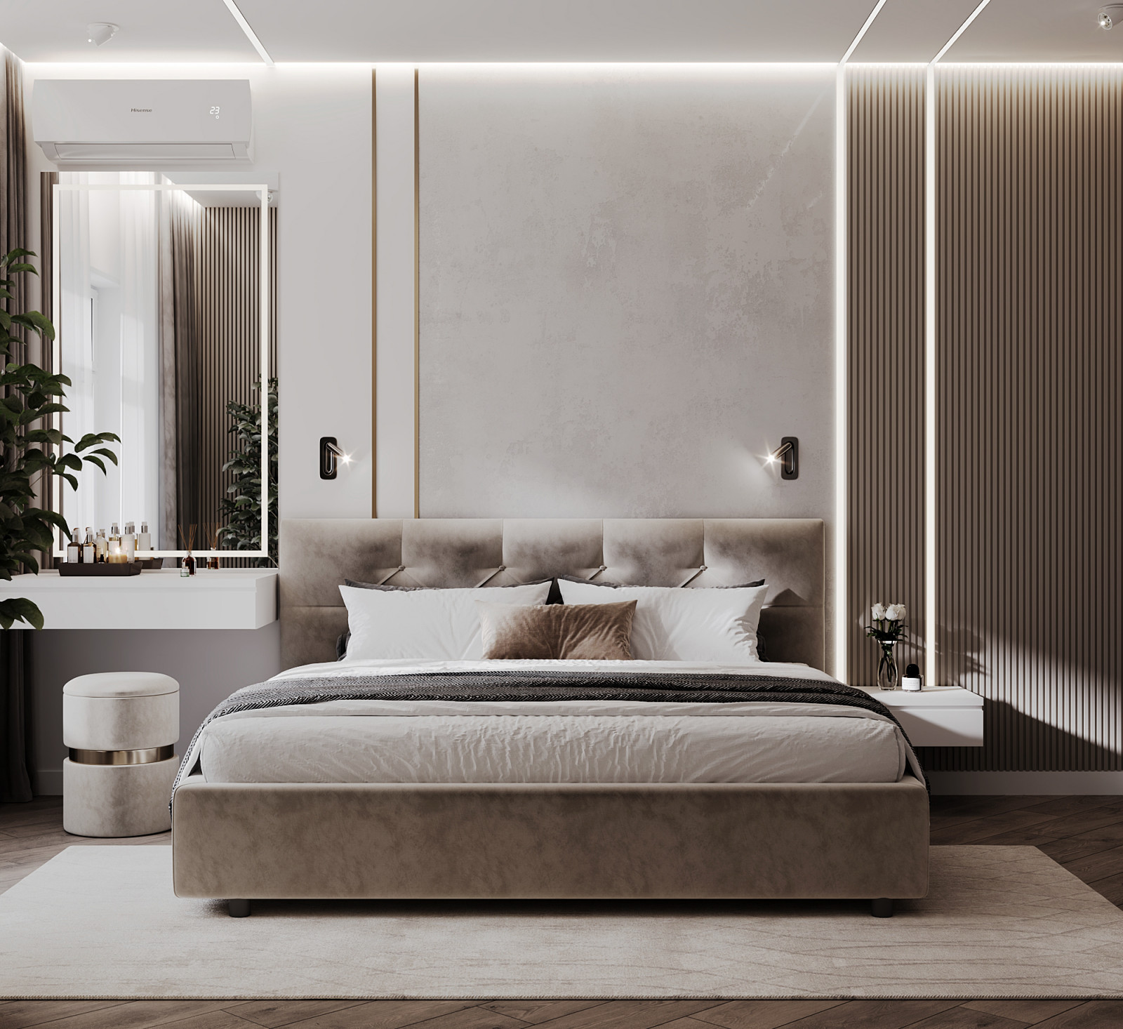 Обложка проекта: ЖК Видный. Спальная комната