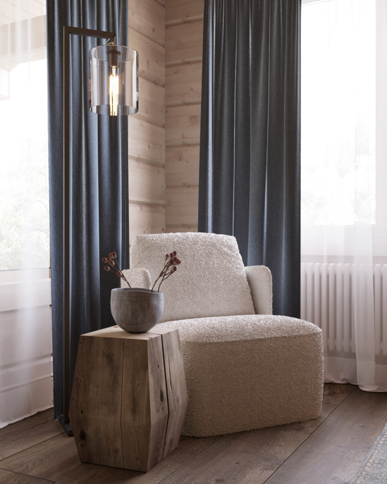 Загородный дом из бруса в поселке Смолячково