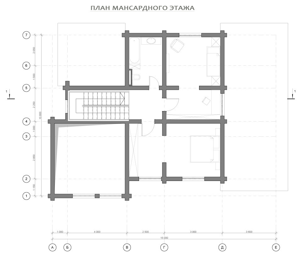 Дом оциллиндрованного бруса