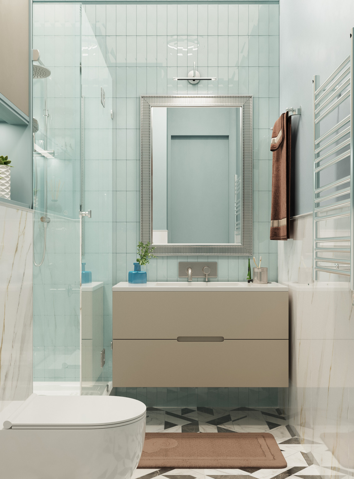 Кофе, мята и корица.