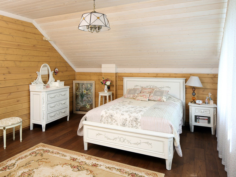 Дизайн интерьера деревянного дома 300 кв.м. в Крекшино