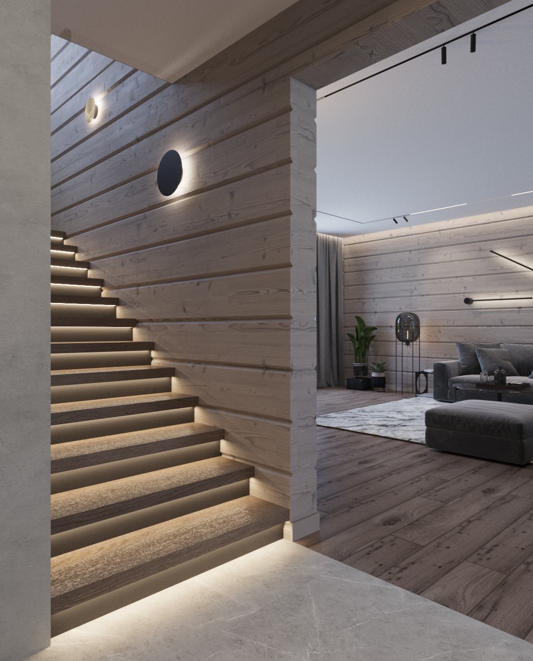 ЗАГОРОДНЫЙ ДОМ из клеёного бруса 500м2