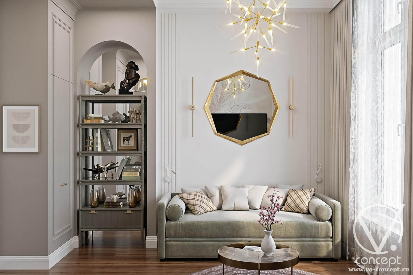 ЖК Рассказово. Двухкомнатная квартира. 74 м.кв.