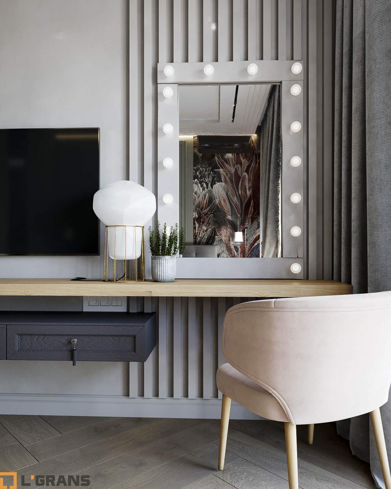 Дизайн проект интерьера квартиры в ЖК Пионерский