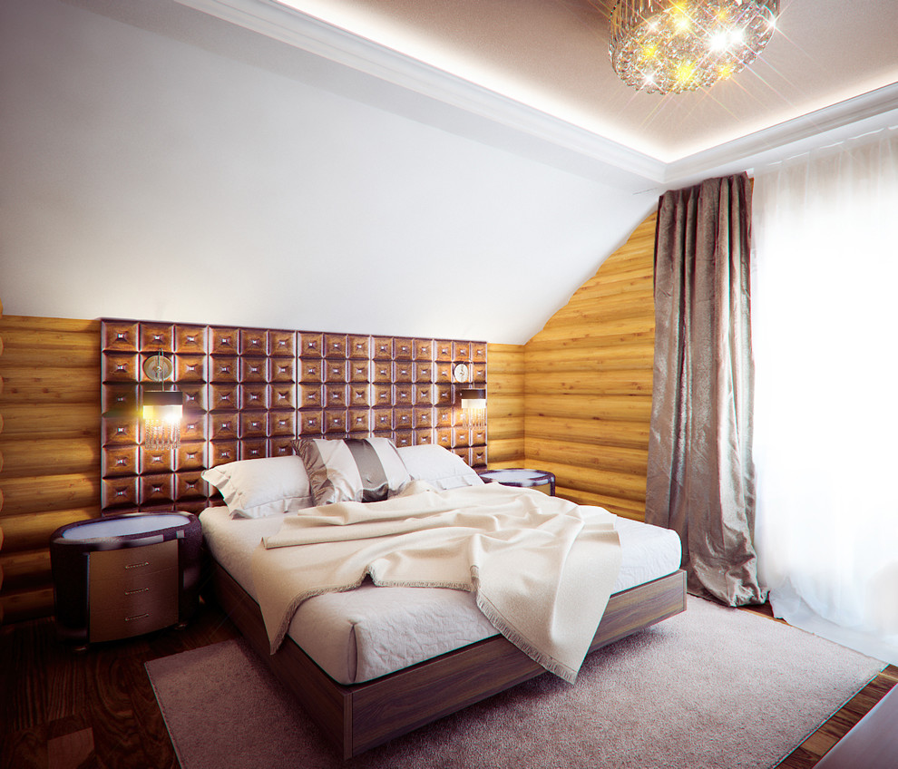 Бревенчатый дом с баней