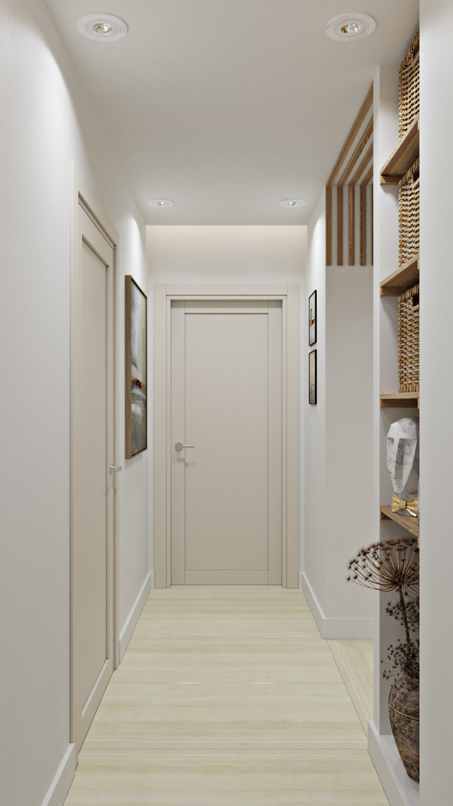 Натуральный материал в элементах декора