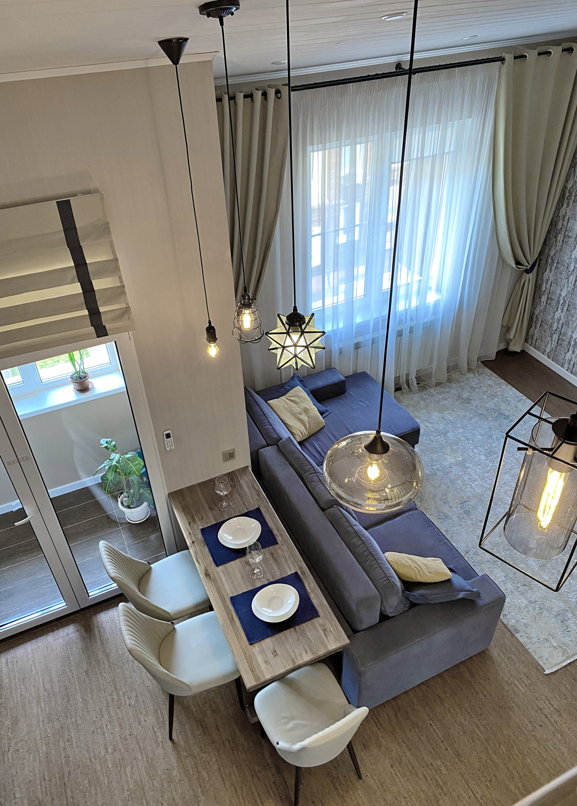 Воздушный лофт. ЖК Валентиновка парк. Двухуровневая квартира, 70 кв.м.