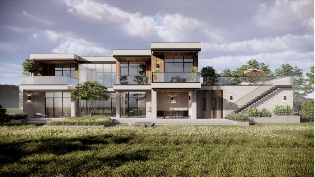 Проект с плоской кровлей 490 м2