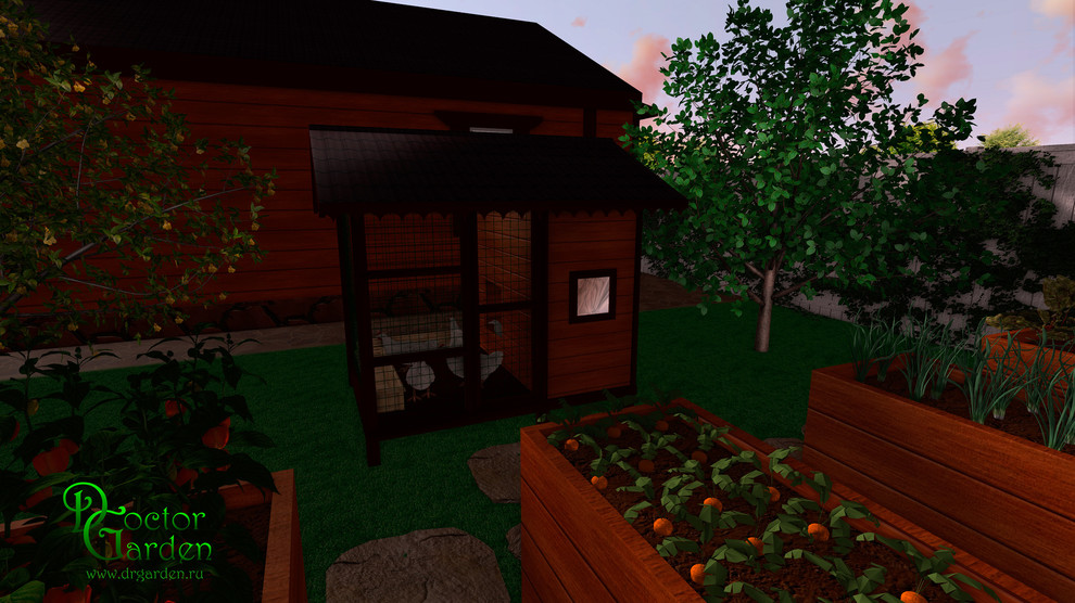 Сад для большой семьи