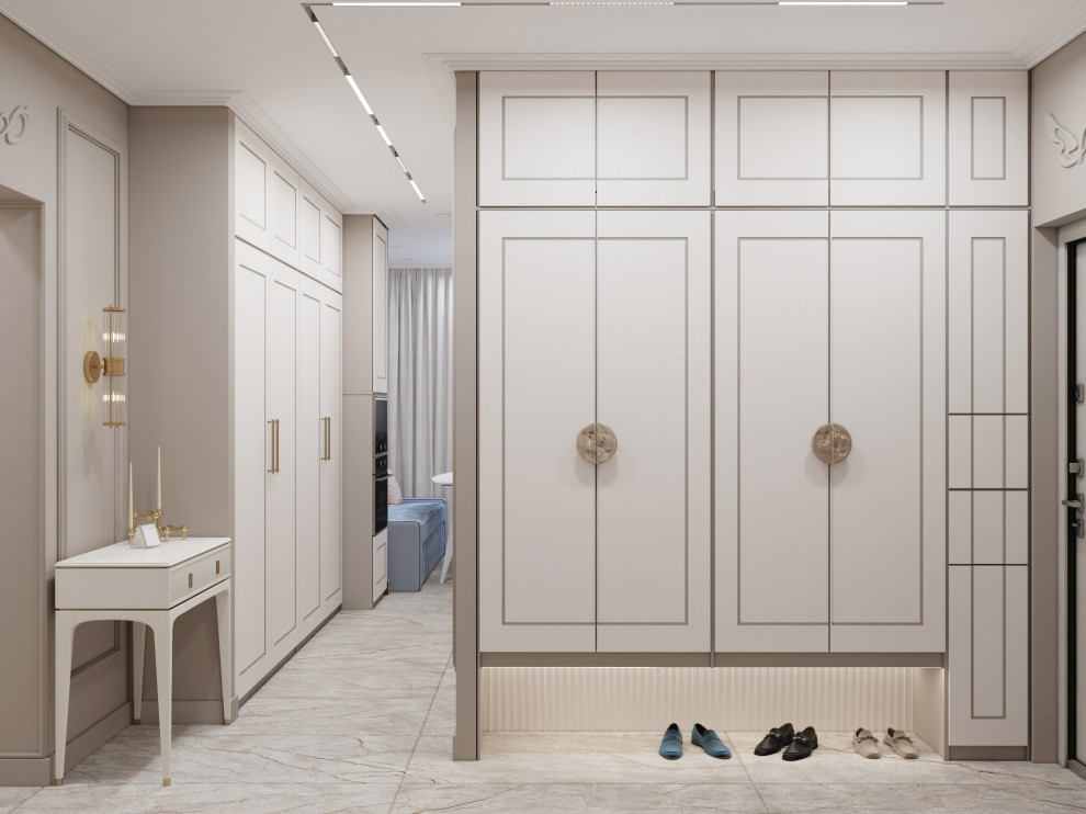 Обложка проекта: Коридор/холл в неоклассике по ул.Никулинская г.Москва