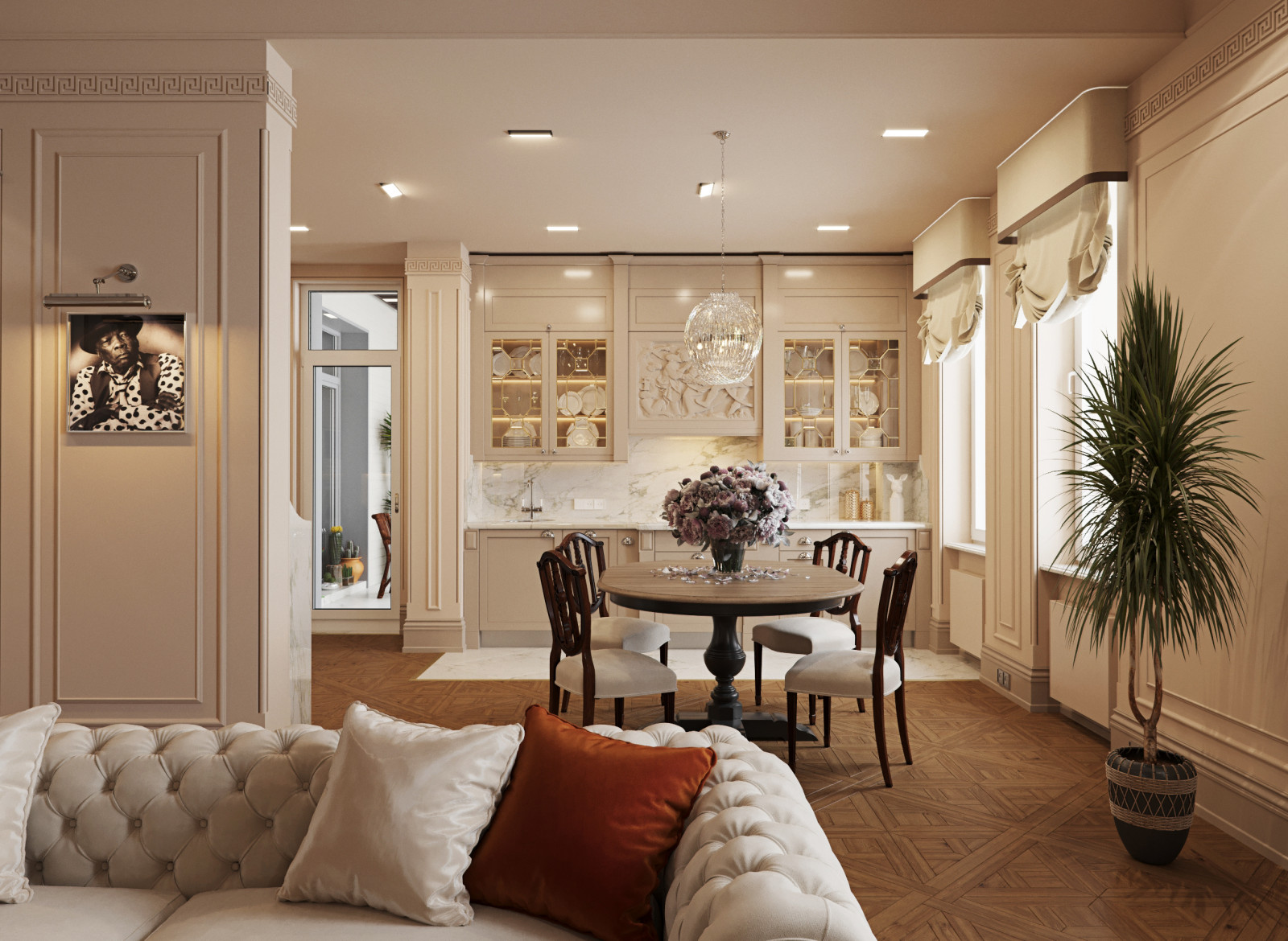 Неоклассика в ЖК "«Duderhof Club»