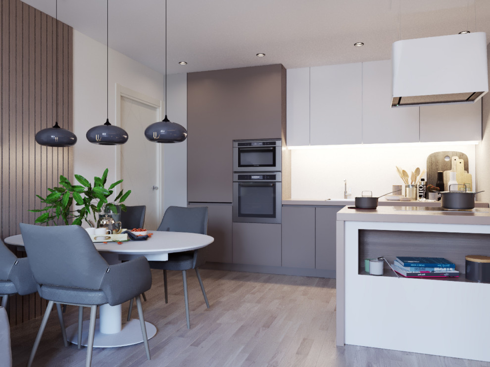 Обложка проекта: Дизайн проект двухкомнатной квартиры 72 кв.м