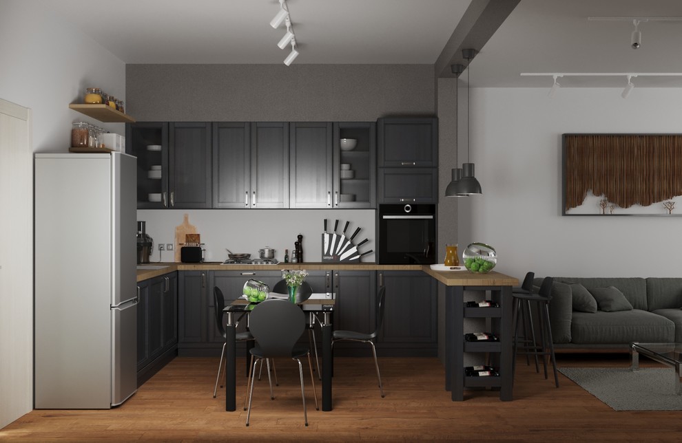 Кухня-гостинная в частном доме