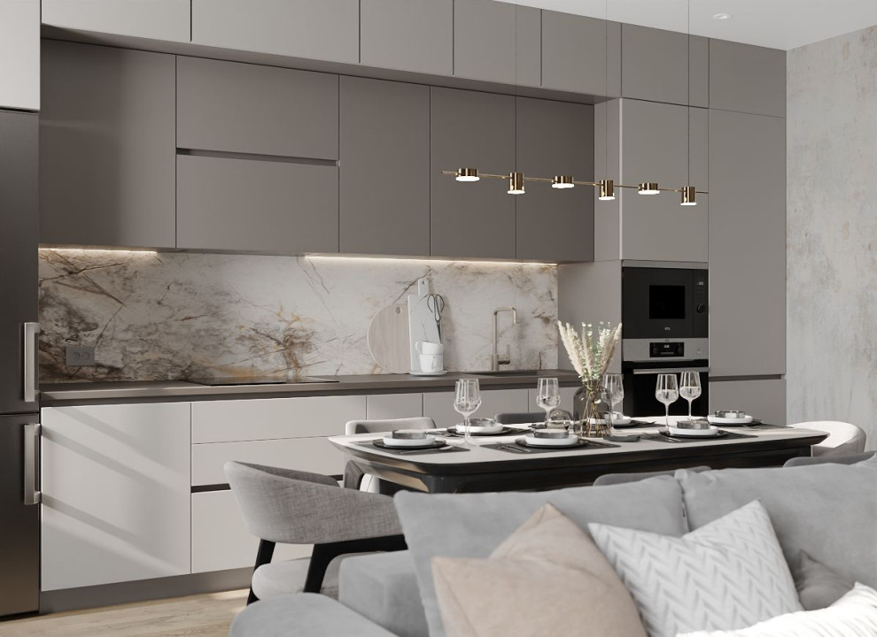 Кухня-гостиная на Малиновского