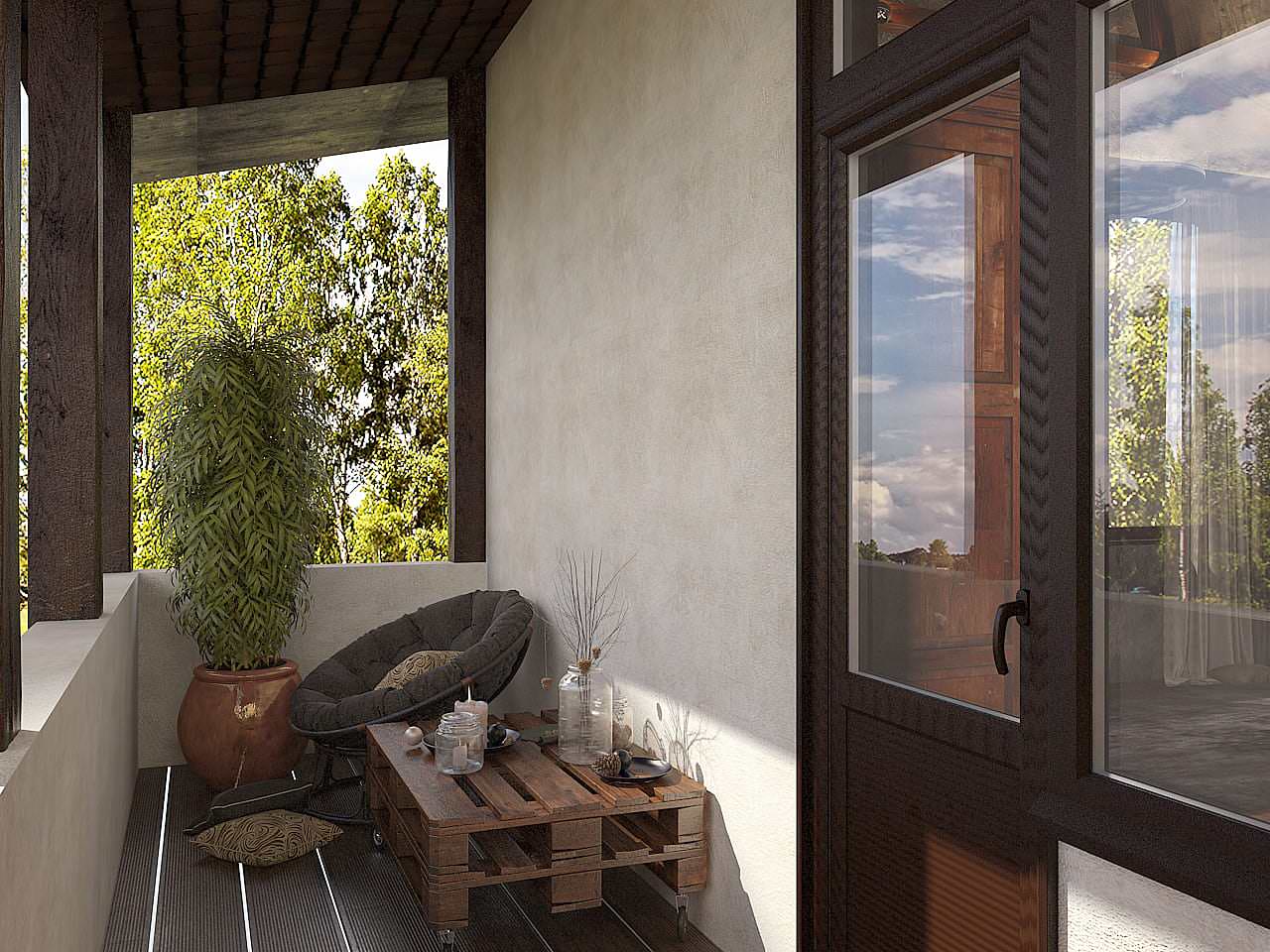 Коттедж. Шале на Волге