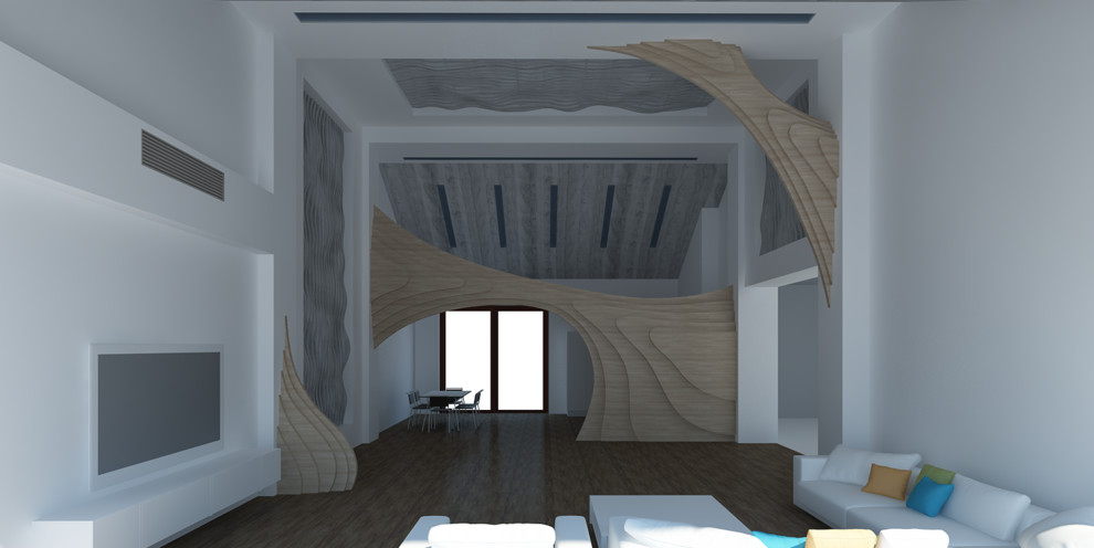 Дизайн интерьера гостиной комнаты