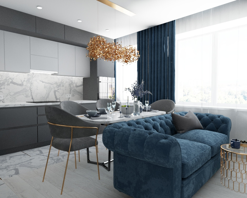 кухня-гостиная