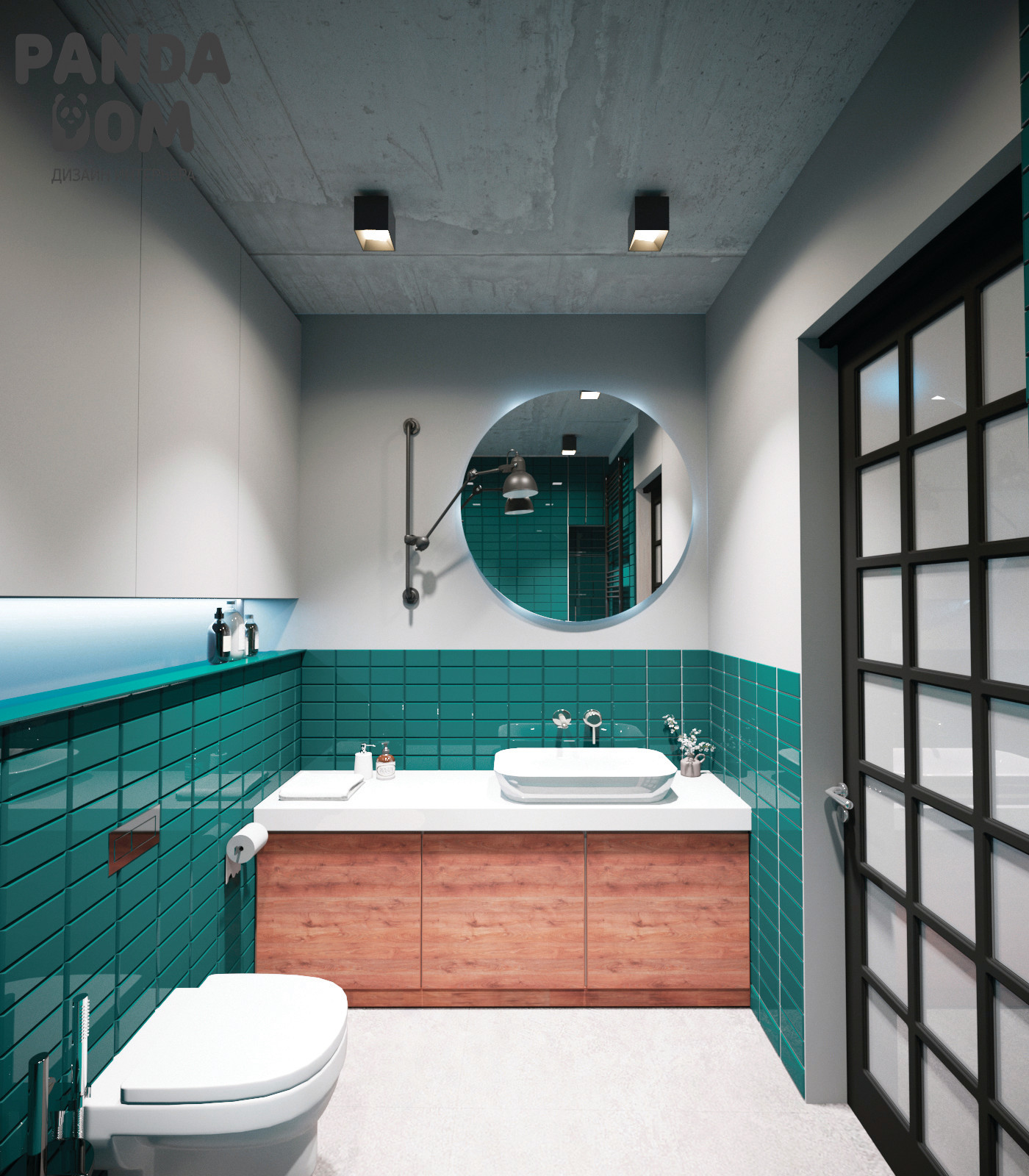 Светлый "лофт" для девушки.