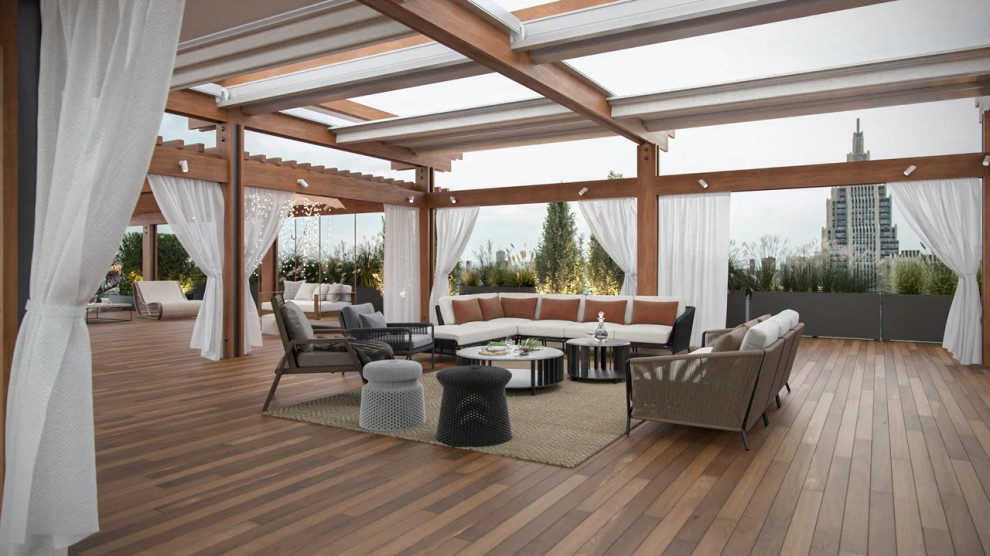 Терраса на крыше