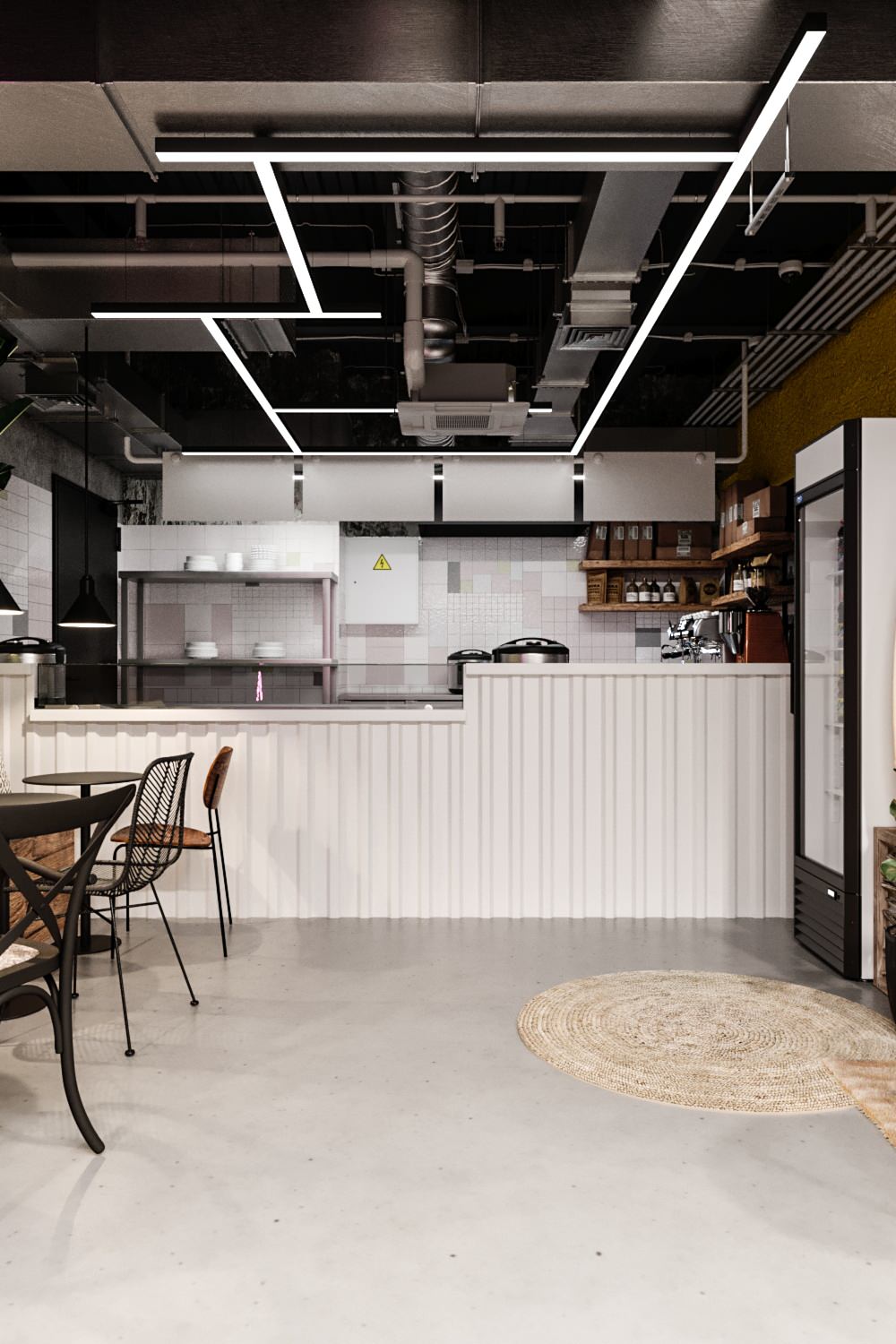 Обложка проекта: Дизайн кафе Spot4 (Башня Империя)