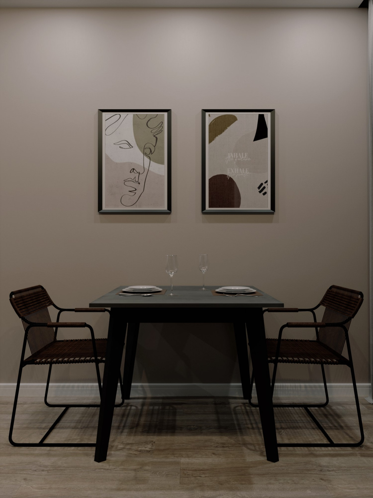 Кухня для молодого мужчины  9.6 кв м