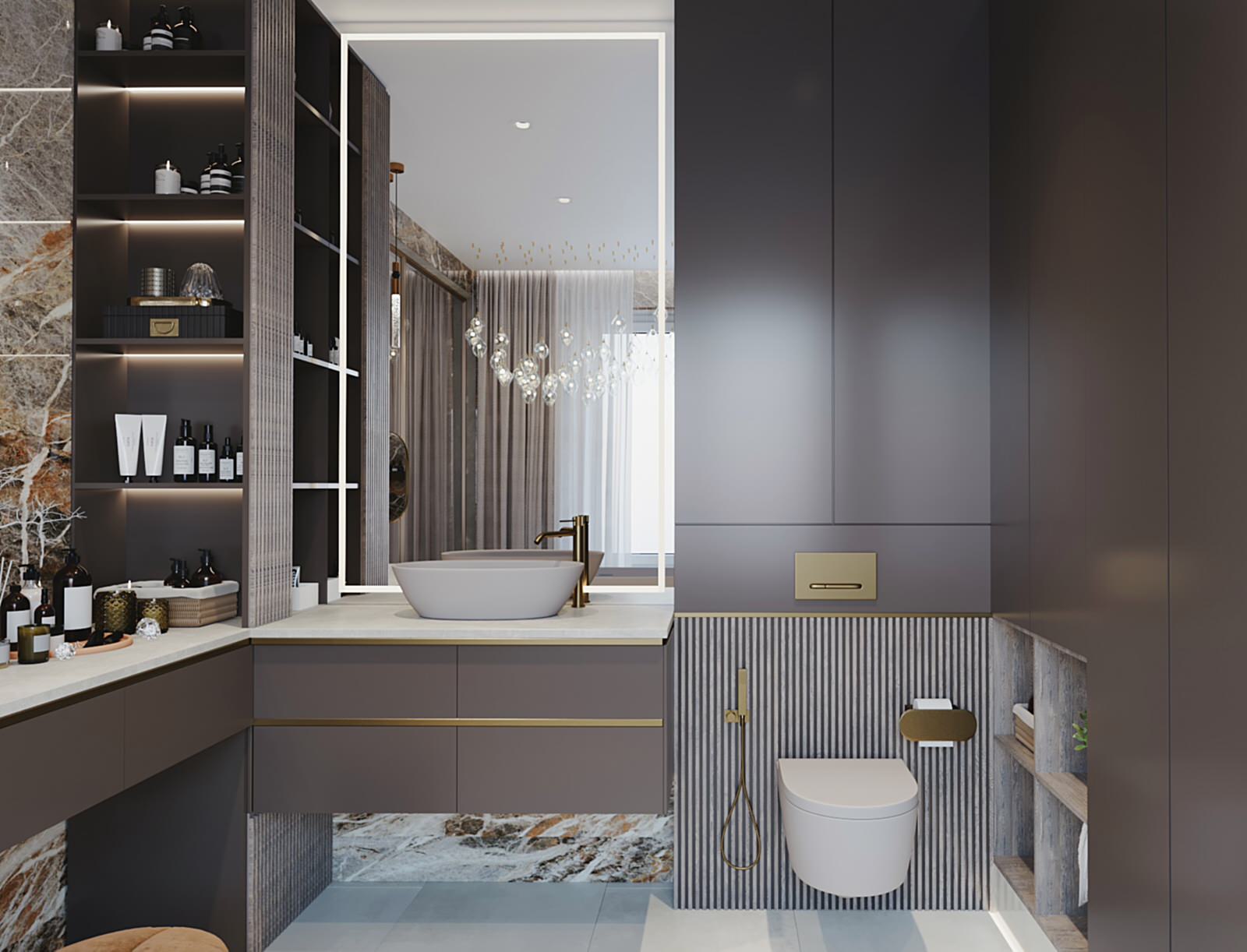 Дизайн проект апартаментов Аура