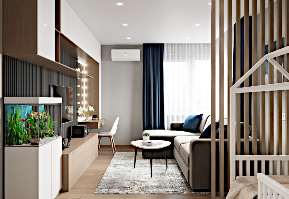 2-комн. квартира - 64 м2. Гостиная