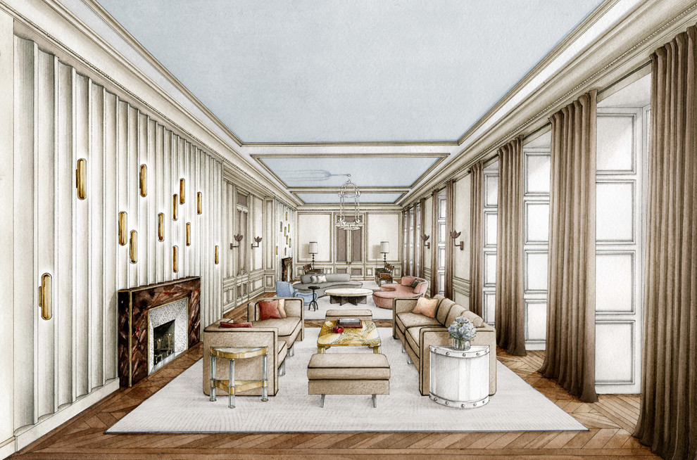 Обложка проекта: Эскизы интерьера для проекта Анастасии Трубкиной