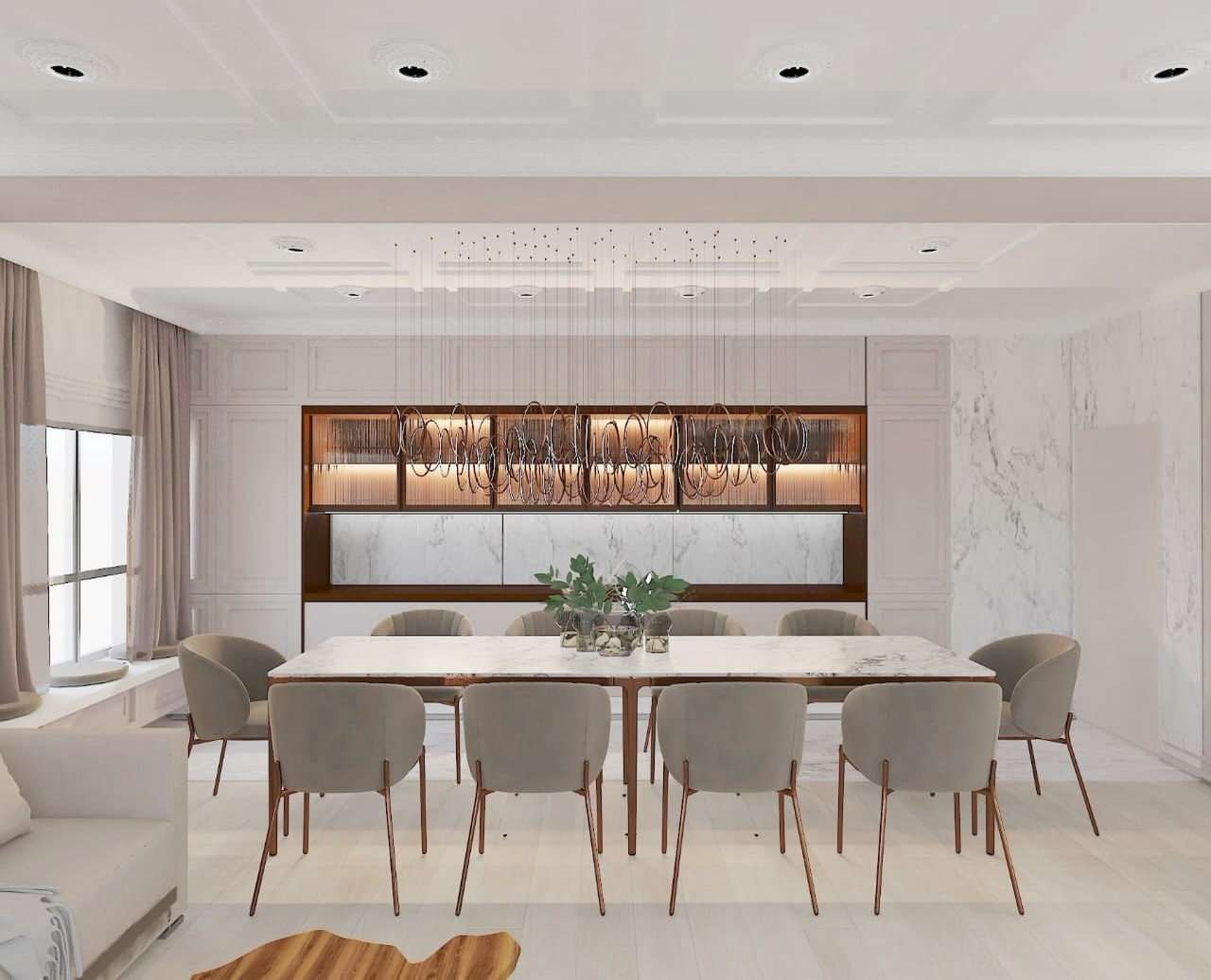 проект 3-х комнатной квартиры, жк "Особняк". г. Ижевск