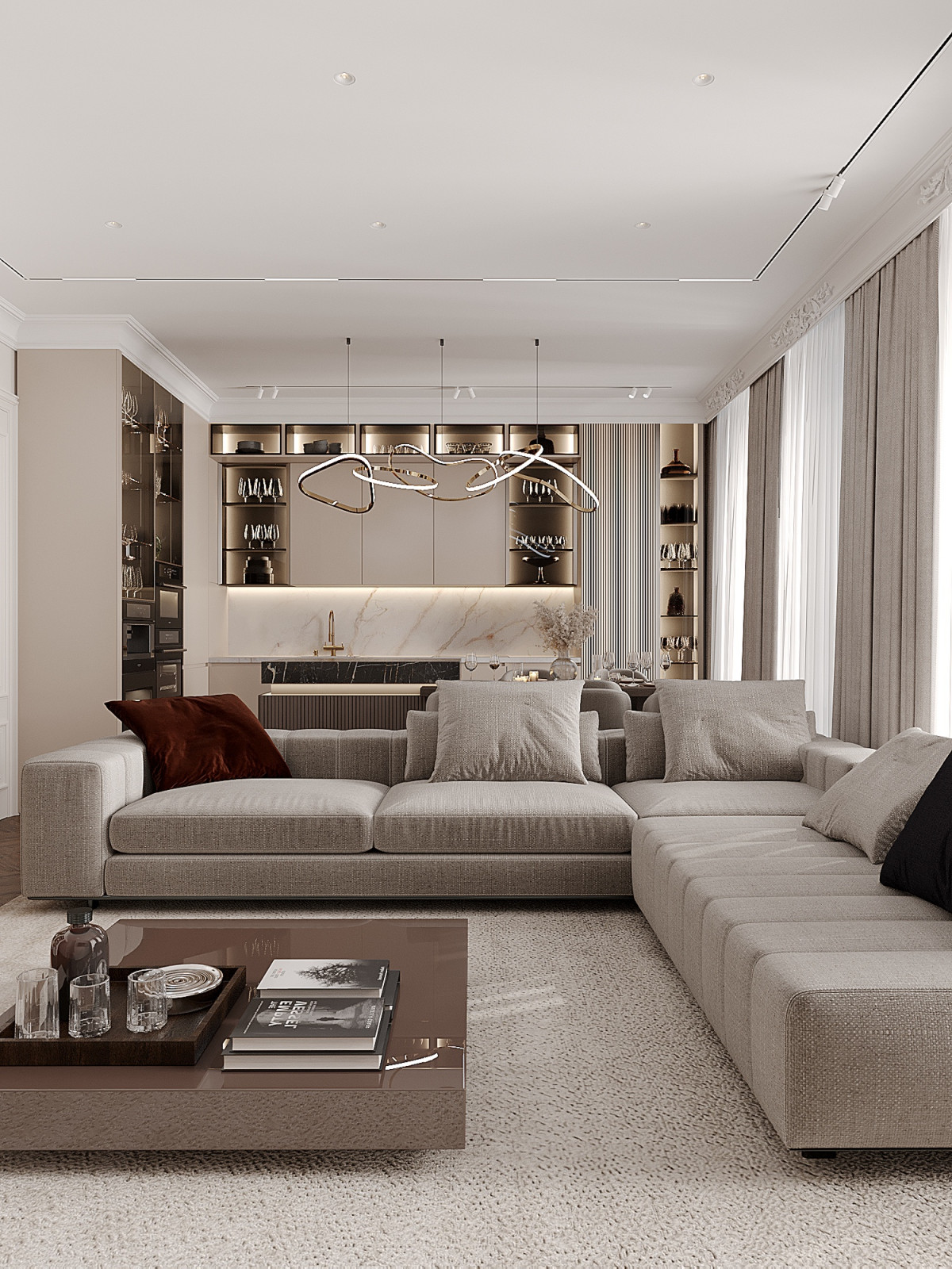 Обложка проекта: Квартира в ЖК «Хорошевский» в Москве