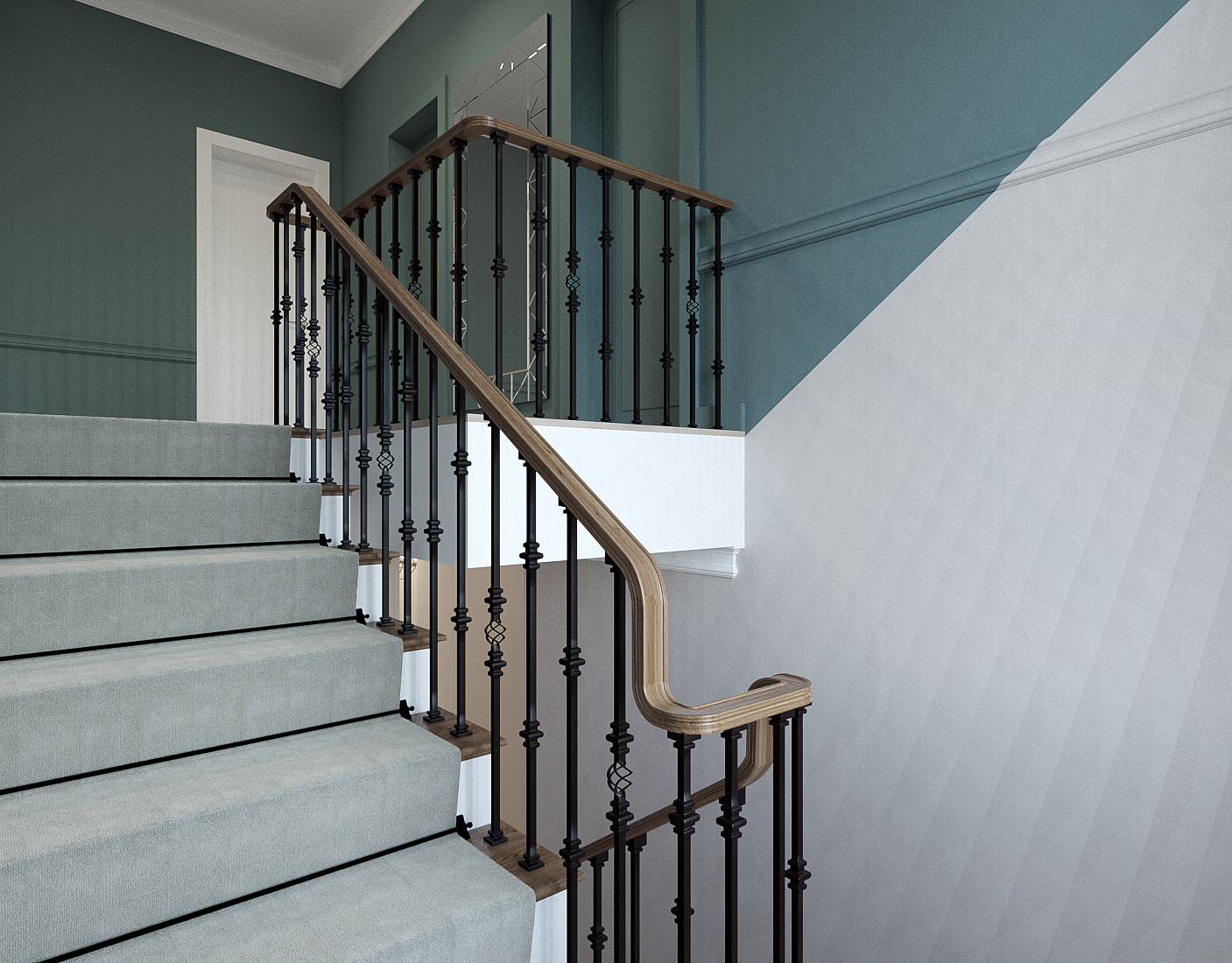 Лестница-холл "Дом Керченская"