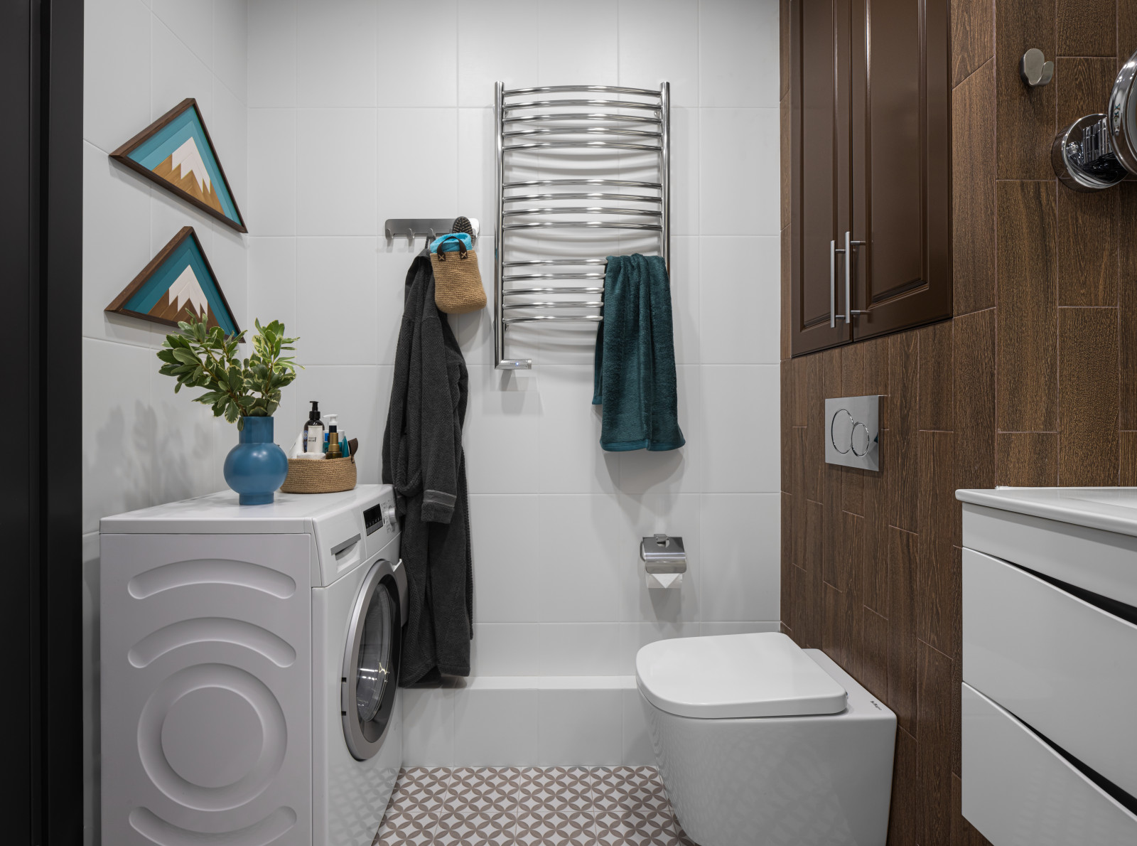 Обложка проекта: Сканди ванная