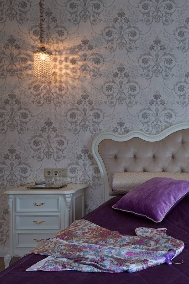 Ар-деко и лавандовое настроение на 130 кв.м.