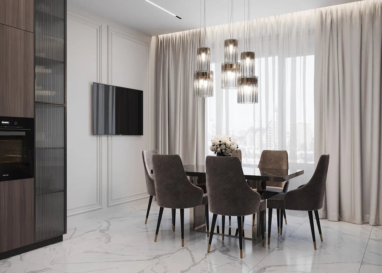 Дизайн интерьера квартиры в ЖК Алия