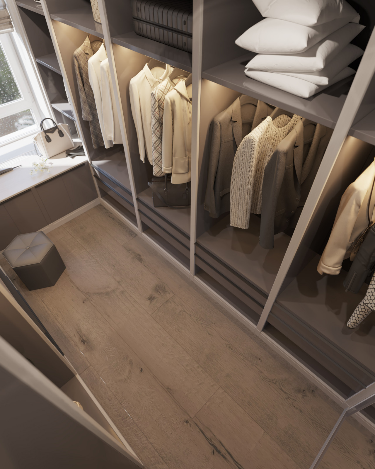 Дизайн интерьера квартиры. 168 кв.м. Soft contrasts.