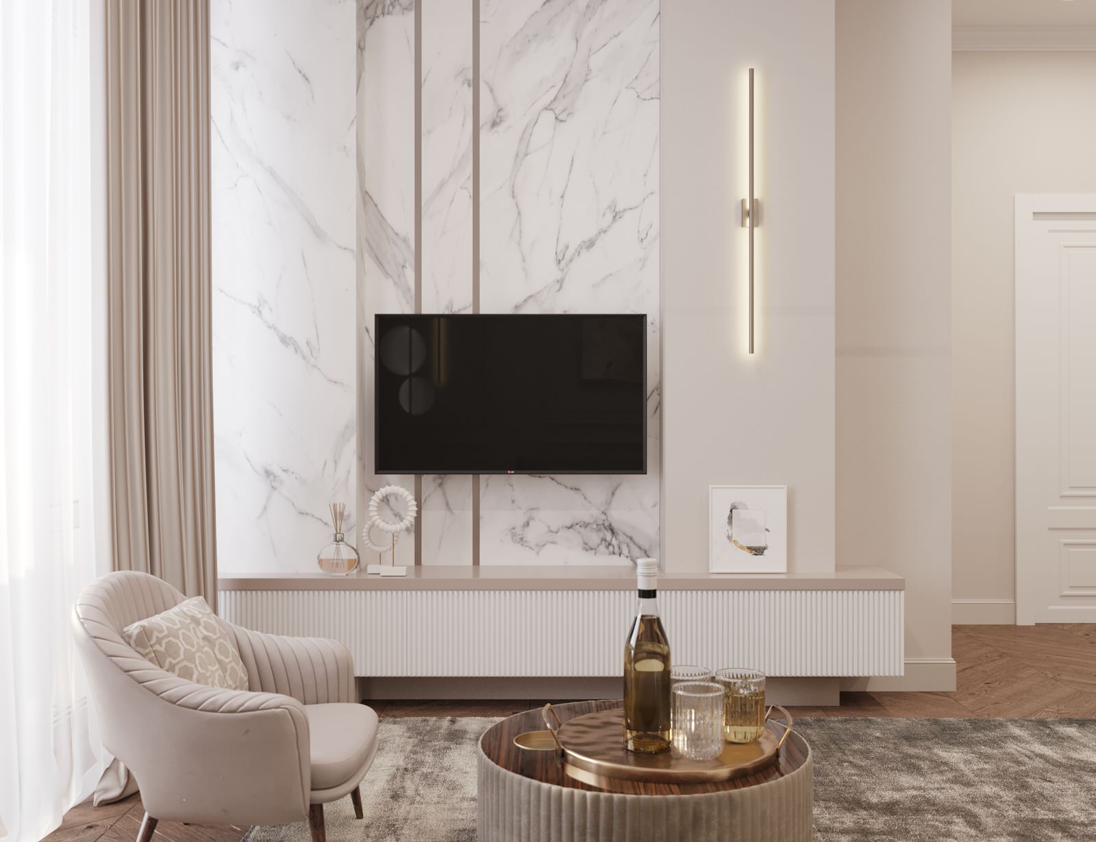 Современная квартира для успешной женщины