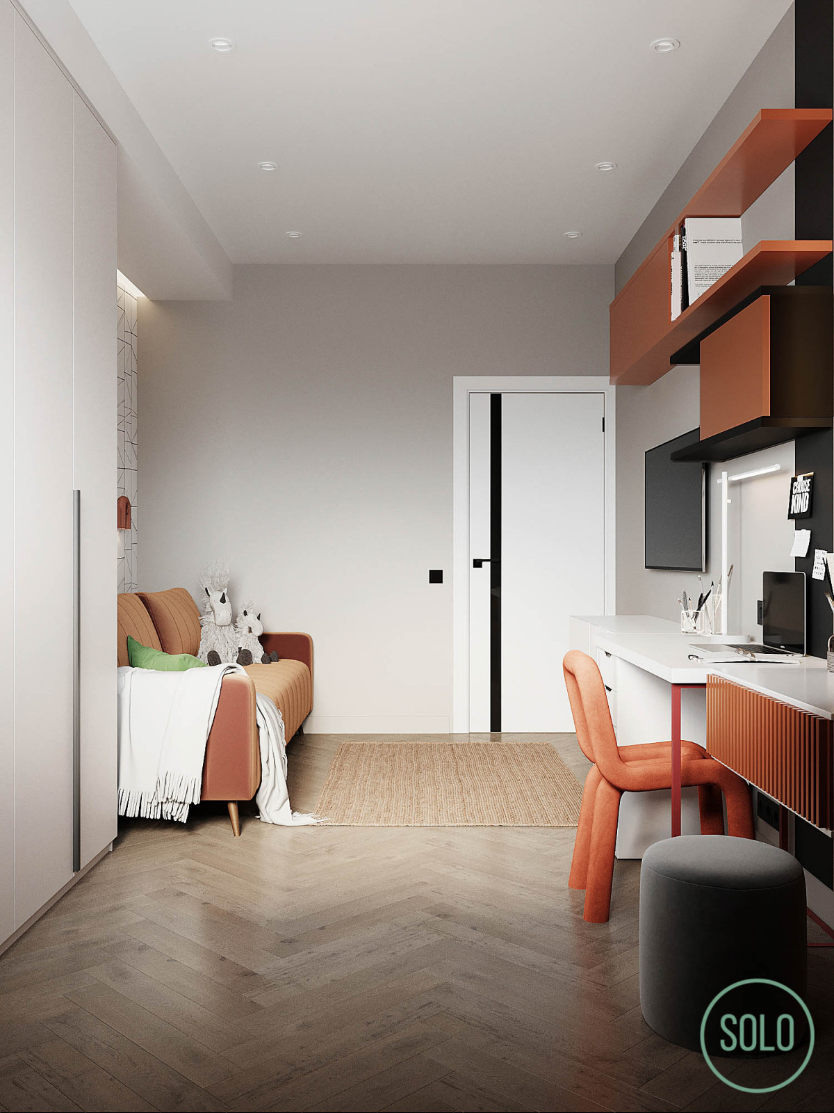 Современный интерьер для молодой семьи