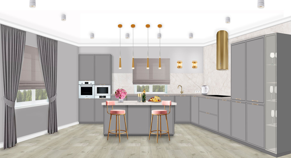 Обложка проекта: Кухня в частном доме в г. Иркутске