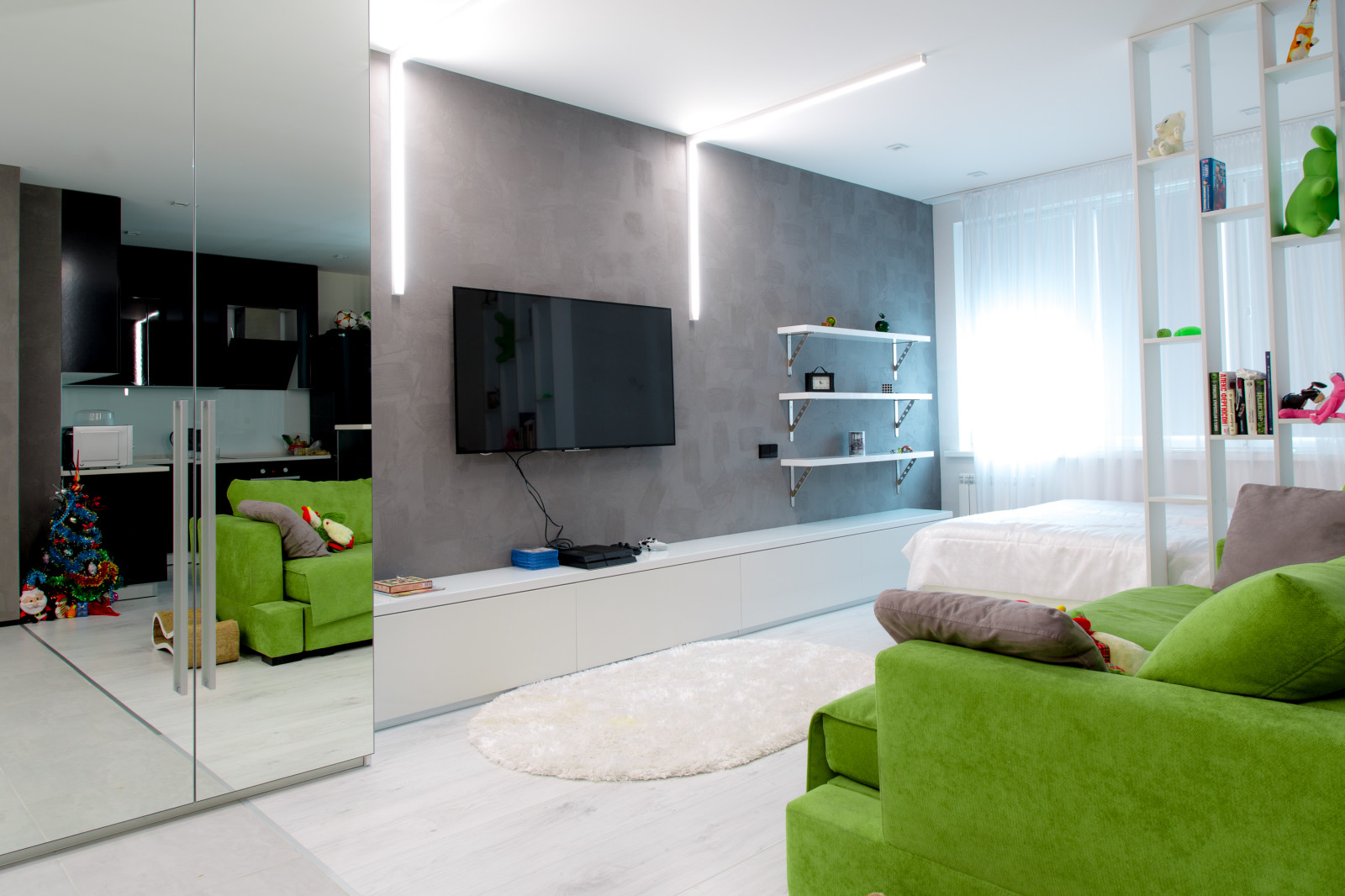 Квартира - студия в современном стиле