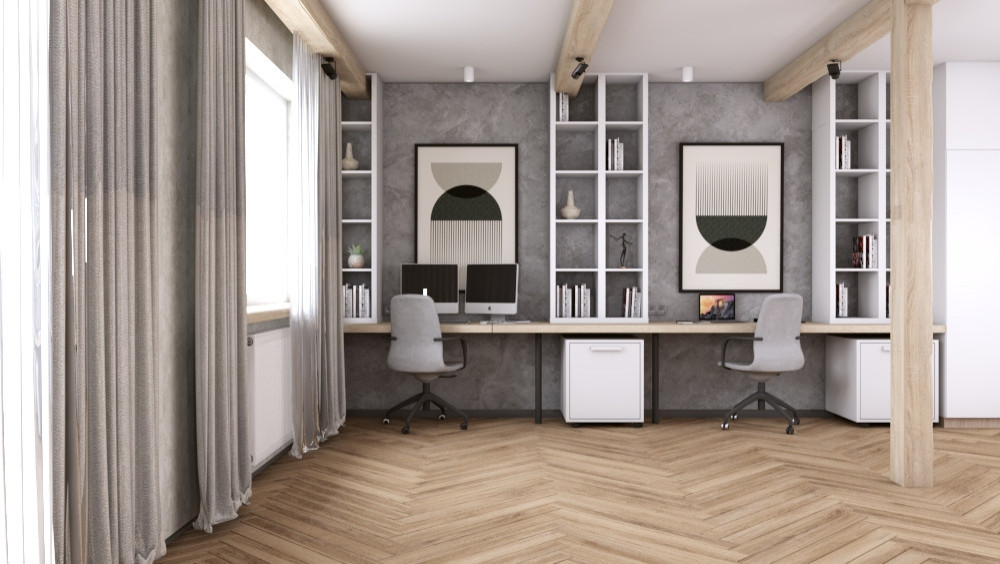 Дизайн интерьера рабочего кабинета
