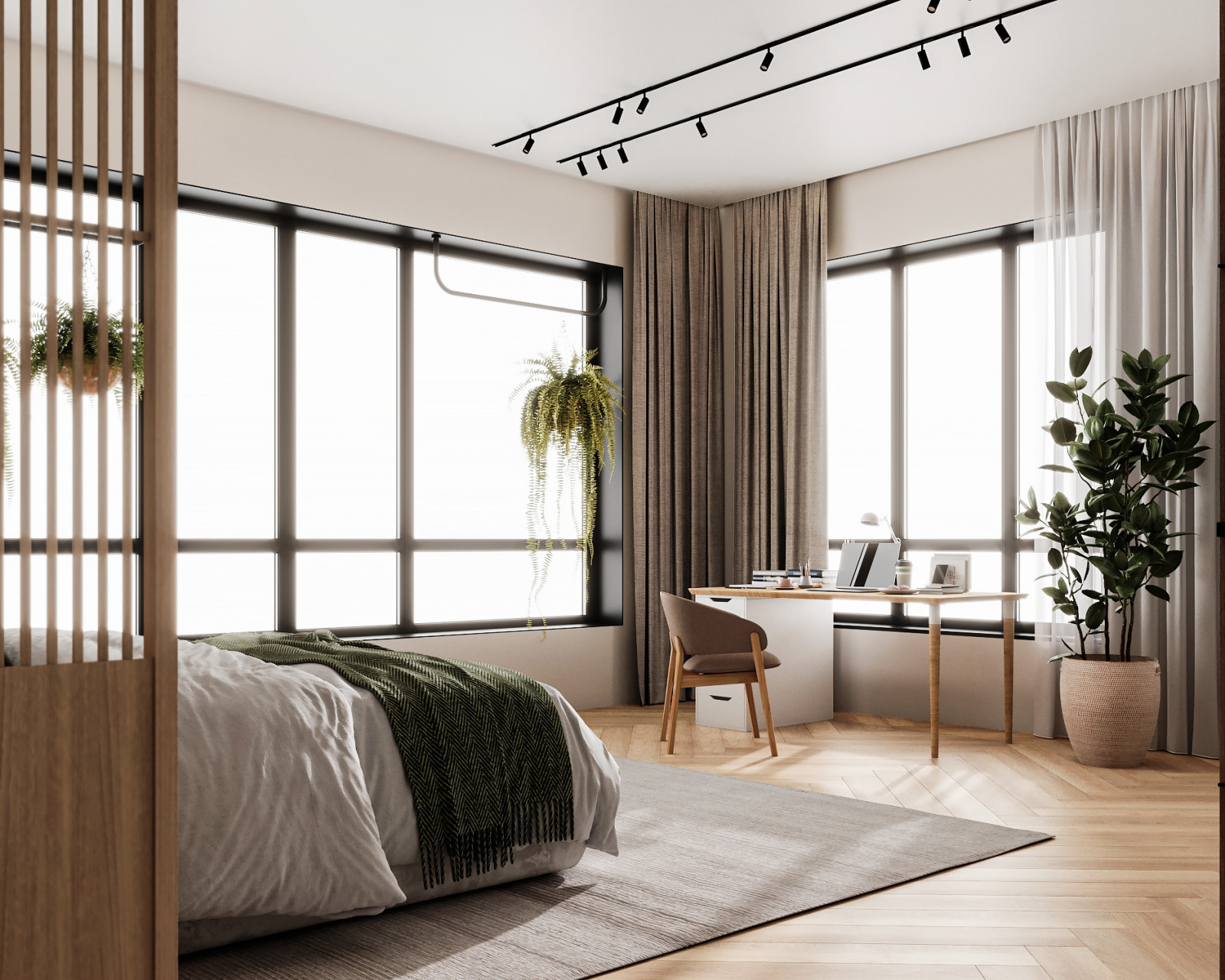 Дизайн интерьера квартиры общей площадью 121 м²