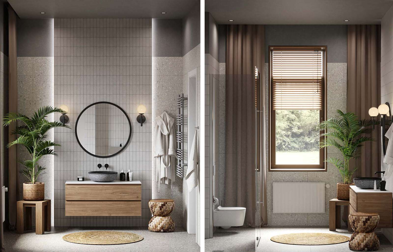 Одноэтажный загородный дом