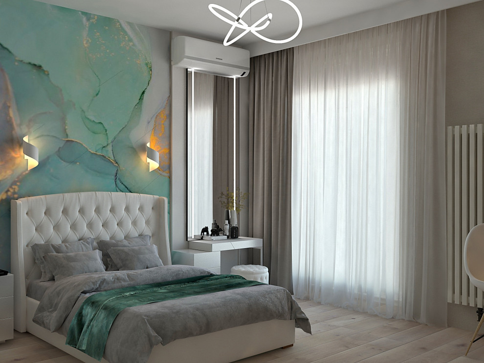 Спальня с рабочей зоной