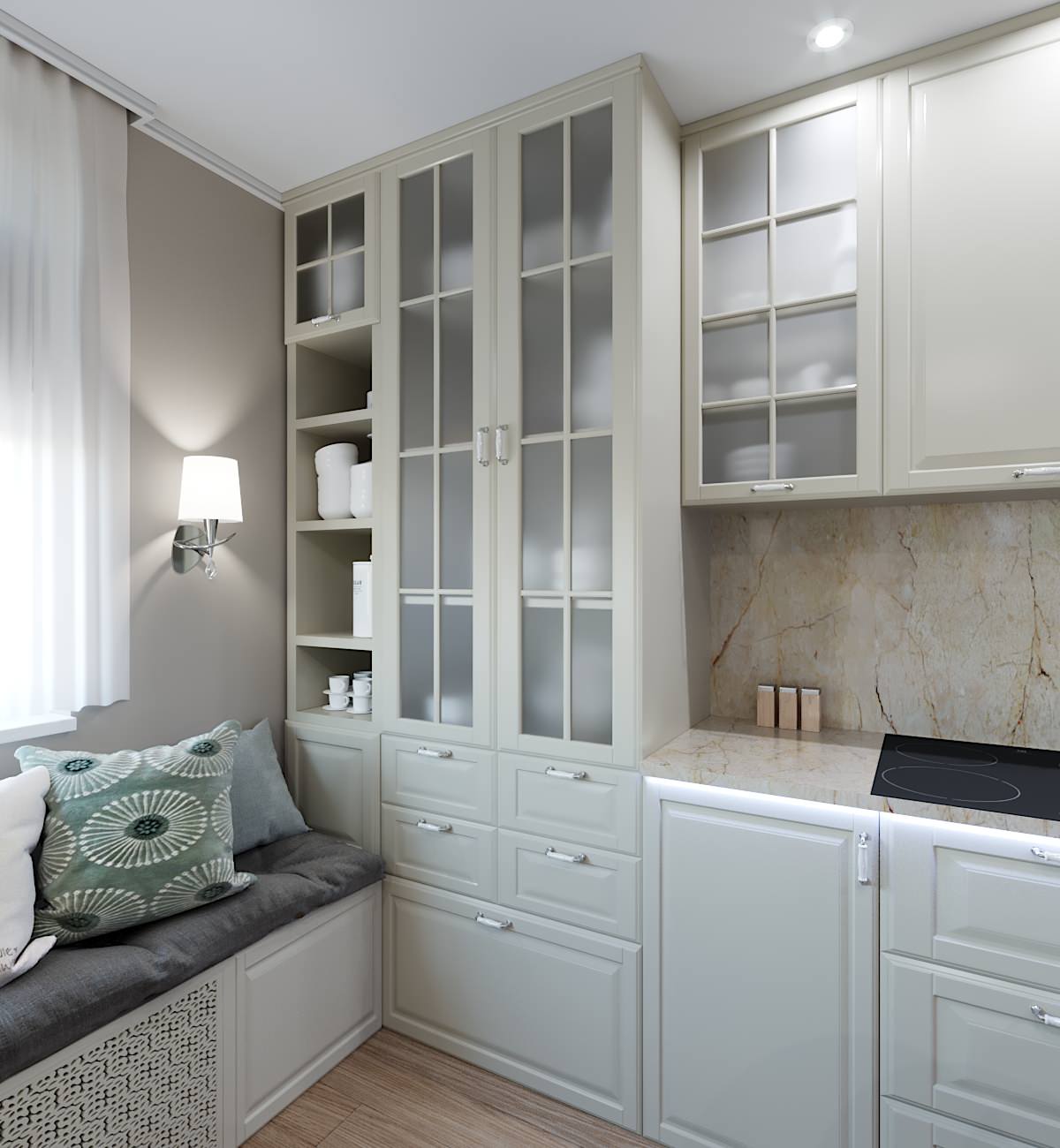 Кухня в стилистике "Современная классика"