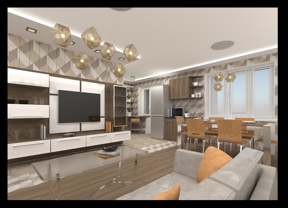 Обложка проекта: Квартира-студия в стиле "Лофт"