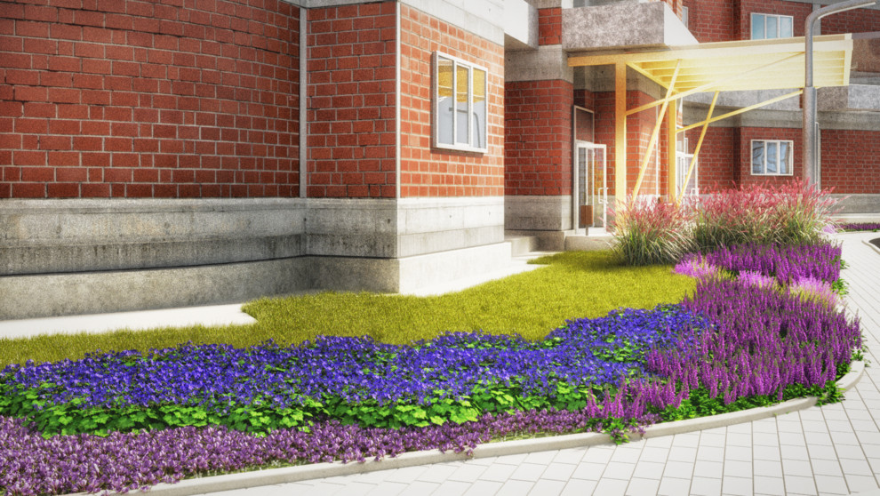 прилегающая территория ЖК